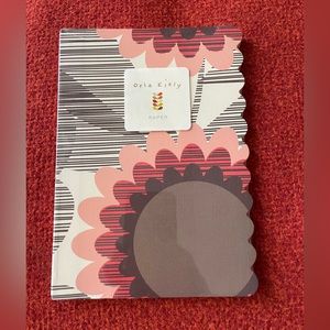Orla Kiely Sunflower Notebook; 128 ruled pages; A5 size; scalloped edge